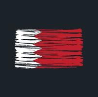 Bahrain Flag Brush Strokes. National Flag vector