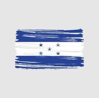 Honduras Flag Brush Strokes. National Flag vector