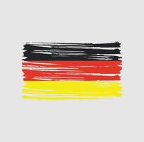 Germany Flag Brush Strokes. National Flag vector