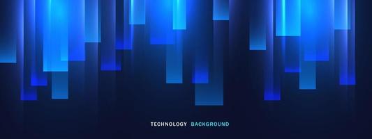 Abstract technology background with glowing light effect. vector