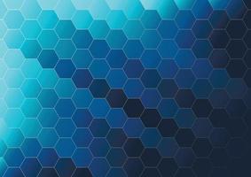 Vector of abstract hexagonal background. illustrator vector.