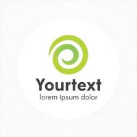 Abstract circle logo vector