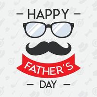 Happy Fathers Day concept for banner vector