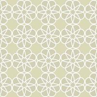 Seamless abstract floral pattern vector