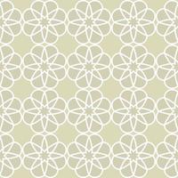 Seamless abstract floral pattern vector