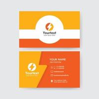 Creative business card template vector