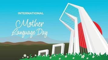 21 February international mother language day social media post design vector