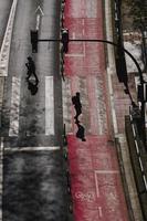 people walking on the street in Bilbao city, Spain, travel destination photo