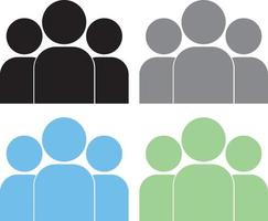 group icon. People icon set vector