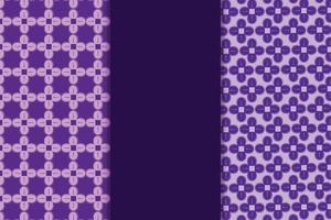 Batik texture trendy purple color vector seamless pattern.