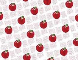 apple lines patter background pattern design vector