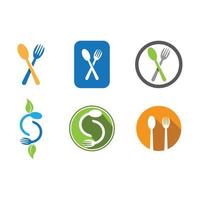 fork and spoon vector