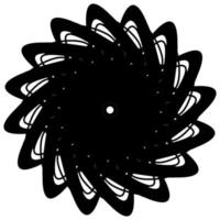 Abstract vector design in black color. Perfect for corporate, background, t-shirt,  and so on.