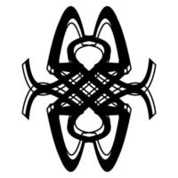 Abstract vector design in black color. Perfect for corporate, background, t-shirt,  and so on.