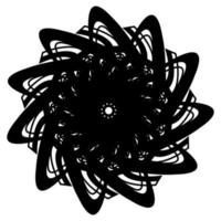 Abstract vector design in black color. Perfect for corporate, background, t-shirt,  and so on.