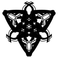 Abstract vector design in black color. Perfect for corporate, background, t-shirt,  and so on.