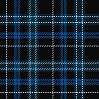 tartan escocia con líneas azules e ilustración de vector de pequeño patrón diagonal