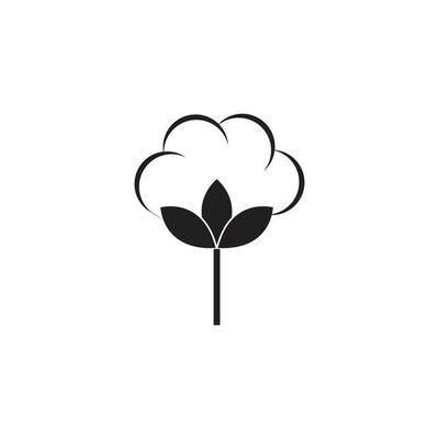 Cotton Logo Template vector symbol nature