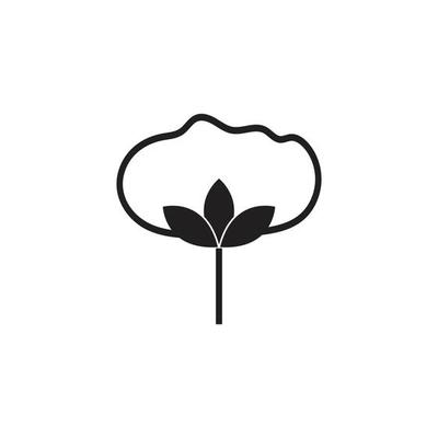 Cotton Logo Template vector symbol nature