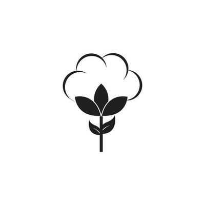 Cotton Logo Template vector symbol nature