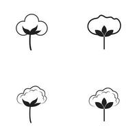 Cotton Logo Template vector symbol nature