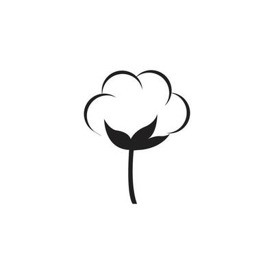 Cotton Logo Template vector symbol nature