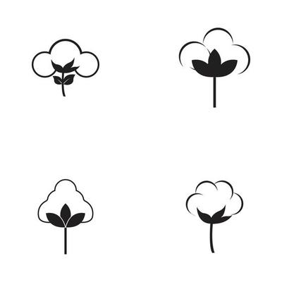 Cotton Logo Template vector symbol nature