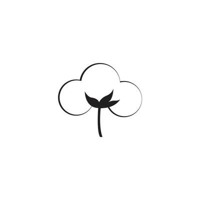 Cotton Logo Template vector symbol nature