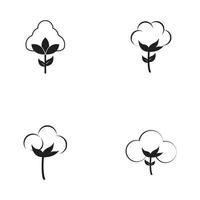 Cotton Logo Template vector symbol nature