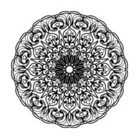 Hand drawn mandala. decoration in ethnic oriental  doodle ornament. vector