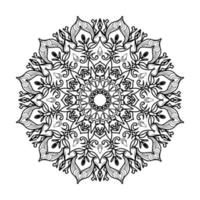 Hand drawn mandala. decoration in ethnic oriental  doodle ornament. vector