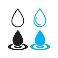 icono de gota de agua. icono de gota de líquido. icono de contorno de gota de agua. signo de estilo lineal para concepto móvil y diseño web. gota de agua icono de vector de línea simple. símbolo, ilustración de logotipo.