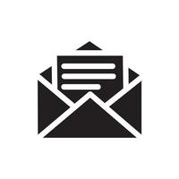 Outline email icon isolated on grey background. Open envelope pictogram. Line mail symbol for website design, mobile application, ui. Vector illustration. Eps10