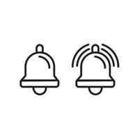 Notification bells social media. Message bell icon. Set bell symbols for web, app, ui. Social media concept. Vector illustration. EPS 10