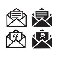 Outline email icon isolated on grey background. Open envelope pictogram. Line mail symbol for website design, mobile application, ui. Vector illustration. Eps10