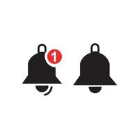 Notification bells social media. Message bell icon. Set bell symbols for web, app, ui. Social media concept. Vector illustration. EPS 10