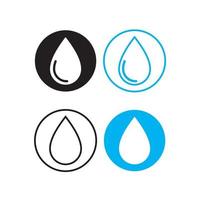 icono de gota de agua. icono de gota de líquido. icono de contorno de gota de agua. signo de estilo lineal para concepto móvil y diseño web. gota de agua icono de vector de línea simple. símbolo, ilustración de logotipo.