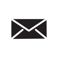 Email icon. Envelope Mail services. Contacts message send letter isolated flat vector