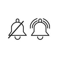 Notification bells social media. Message bell icon. Set bell symbols for web, app, ui. Social media concept. Vector illustration. EPS 10