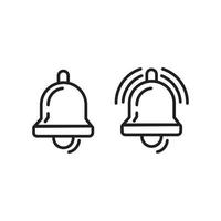 Notification bells social media. Message bell icon. Set bell symbols for web, app, ui. Social media concept. Vector illustration. EPS 10