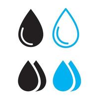 icono de gota de agua. icono de gota de líquido. icono de contorno de gota de agua. signo de estilo lineal para concepto móvil y diseño web. gota de agua icono de vector de línea simple. símbolo, ilustración de logotipo.