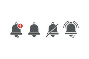 bell icon notifikation vector