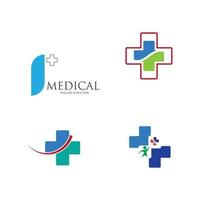 ilustración de logotipo médico vector