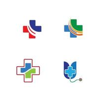 ilustración de logotipo médico vector