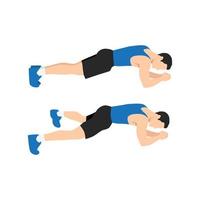 plank exercise diagram