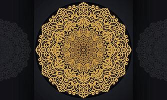 Vector background with an ornament design. luxury printed mandala pattern.