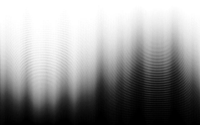 Vector halftone tonal fade abstract vector background. Half tone pattern  with smooth black and white transitions. 6418595 Vector Art at Vecteezy