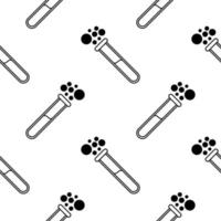 test tube symbol seamless pattern vector