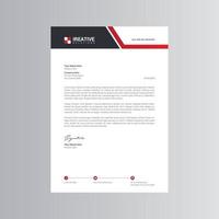 Clean and Modern Letterhead Template vector