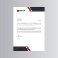 Clean and Modern Letterhead Template vector